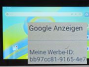 Tablet Android™, Logicom La Tab 292, Google Werbe-ID