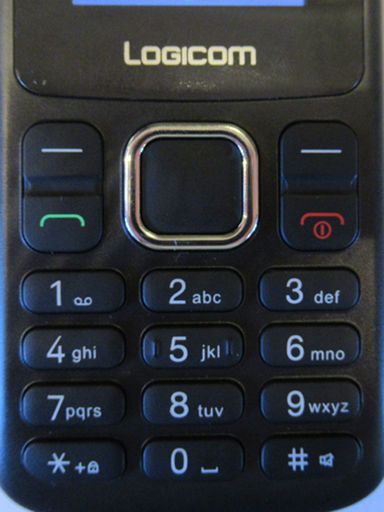 Mobiltelefon, Logicom Le Posh 178, Tastatur