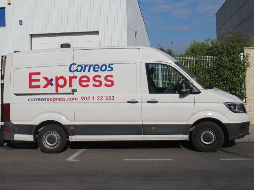 Correos Express, Paketdienst Spanien, Lieferwagen im Oktober 2021