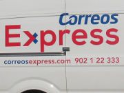 Correos Express, Paketdienst Spanien, Lieferwagen im Oktober 2021