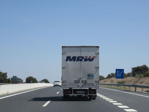 MRW, Lieferwagen im August 2017 auf der M–501 Richtung Madrid