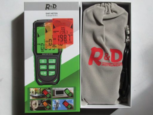 R&D Instruments RD 637, EMF Messger&auml;t, Verpackung