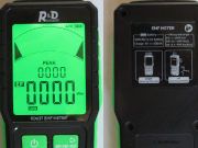 R&D Instruments RD 637, EMF Messger&auml;t, Bildschirm, Tasten, Ansicht vorne