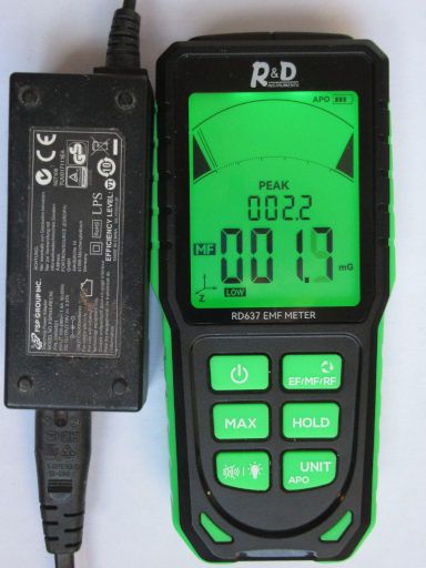 R&D Instruments RD 637, EMF Messger&auml;t, Messung Netzger&auml;t FSP(R) Group Inc, 045-RNC2 