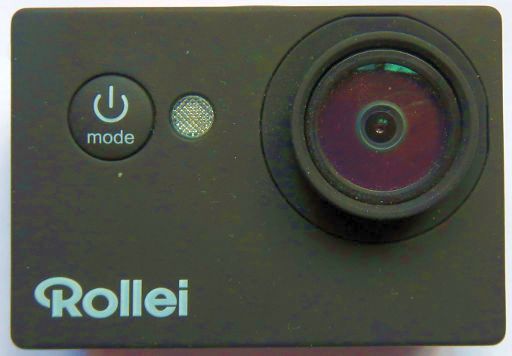 Rollei Actioncam 350, Ansicht von vorne