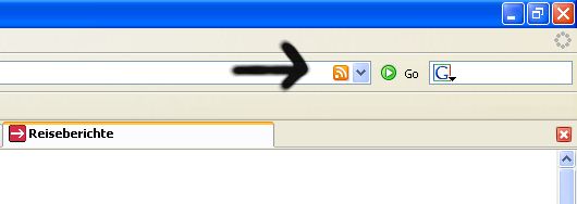 RSS Newsfeed Icon beim Firefox