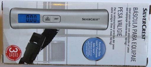 Silvercrest® digitale Kofferwaage, Lidl, Verpackung