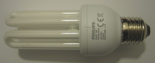 Leuchtstofflampe Philips Genie 18 Watt 1100 Lumen, 10000 Stunden Lebensdauer, Warm Weiß 2700 K, Made in China