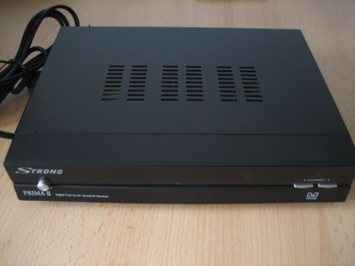 DVB–T Receiver, Strong Prima II Geräteansicht