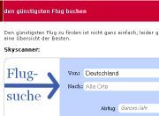 Service: den günstigsten Flug buchen