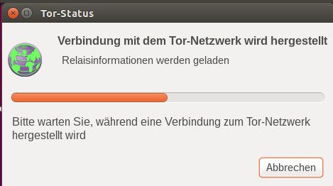 Tor® Browser, Verbindung Tor®-Netzwerk