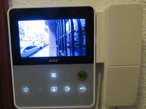 Türsprechanlage mit Video, Auta Neos digital, Monitor und Hörer