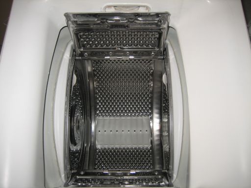 Waschmaschine, Quelle, privileg 115 S, geöffnete Trommel