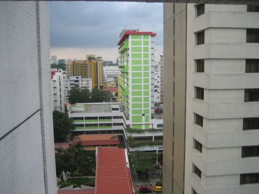 Allson Hotel, Singapore, Ausblick aus der 12.Etage