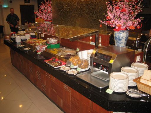 Allson Hotel, Singapore, Ein Teilabschnitt vom Frühstücksbuffet