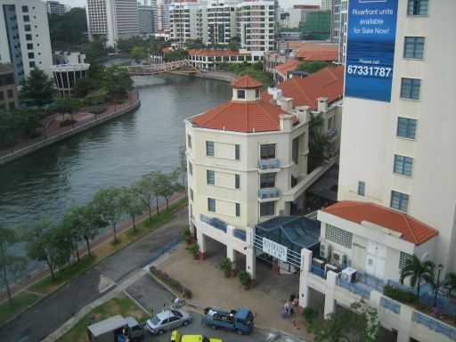 Robertson Quay Hotel, Singapore, Ausblick aus der 8.Etage