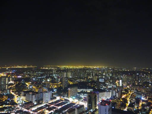 1–Altitude°, Singapore, Viewing Gallery Ausblick stadtauswärts