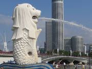 Singapore, Merlion das Wahrzeichen der Stadt