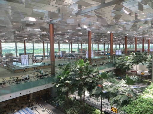 Internationaler Flughafen, Changi, SIN, Singapore, Terminal 3, Ankunft und Abflug