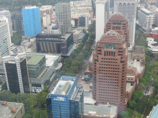 Singapore, ION Sky, Aussicht Orchard Road