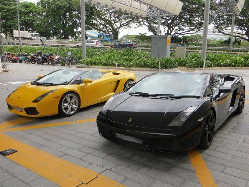 Singapore, Marina Bay Sands®, Ultimate Drive, Lamborghini Gallardo Spyder