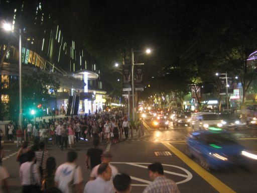 Singapore, Orchard Road am Abend