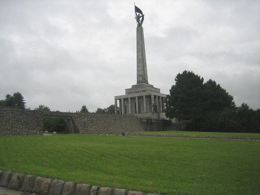 Bratislava, Slowakei, Slavin / Soldatenfriedhof