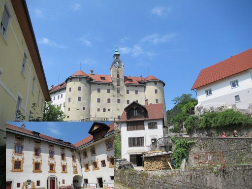 Idrija, Slowenien, Burg / Innenhof