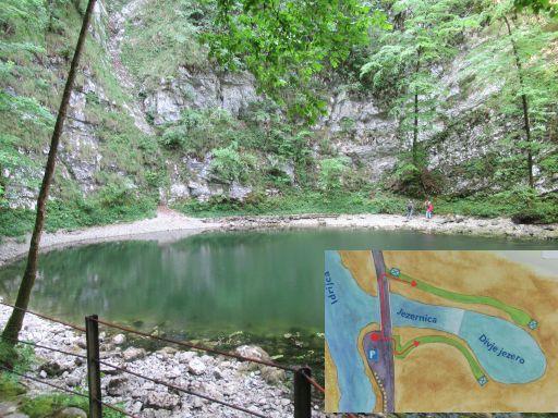 Idrija, Slowenien, Divje jezero / Wilder See