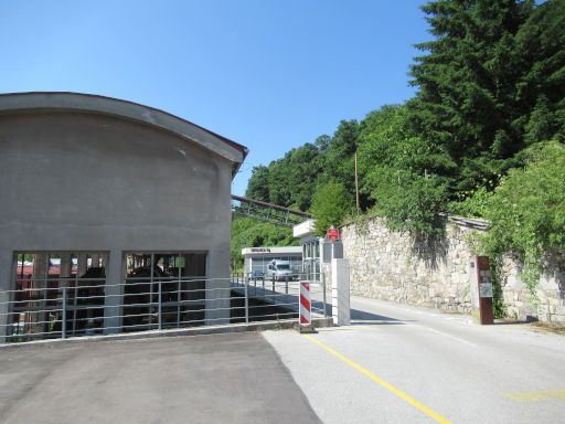 Quecksilberschmelzwerk Museum, Idrija, Slowenien, Eingang Arkova Ulica 50, 5280 Idrija