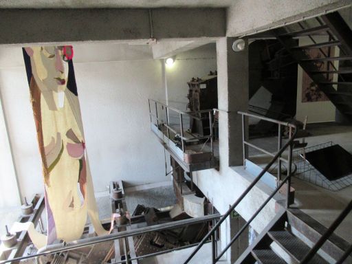 Quecksilberschmelzwerk Museum, Idrija, Slowenien, Sortierung und Zerkleinerung