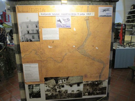 Kriegsmuseum, Idrija, Slowenien, Erster Weltkrieg Italien 1917