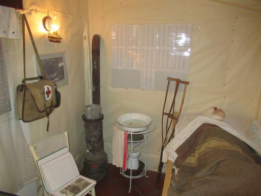 Kriegsmuseum, Idrija, Slowenien, Insel von Kriegsmuseum, Zweiter Weltkrieg Lazarett