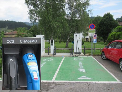 EtxeAundi Hotel Boutique, Oñati, Spanien, Iberdrola Ladesäulen mit CCS und CHAdeMO