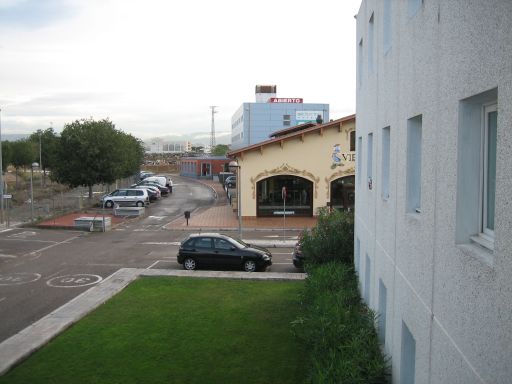 Formule 1 Hotel, Mollet del Valles bei Barcelona, Spanien, Ausblick aus dem Fenster