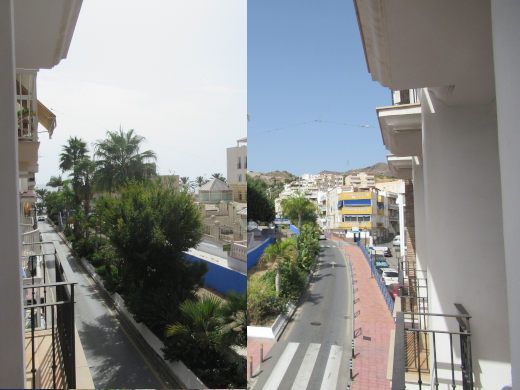 Hotel Almijara, La Herradura, Spanien, Ausblick vom Balkon links zum Meer, rechts zum Landesinneren