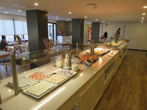 Hotel Amazonas, S’Arenal, Mallorca, Spanien, ein Teil vom Frühstücksbuffet