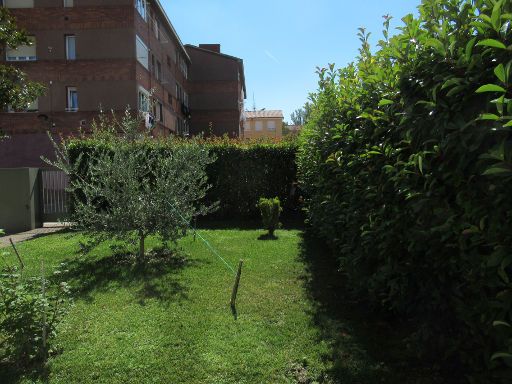 Hotel Araba, Vitoria-Gasteiz, Spanien, Ausblick in den Garten