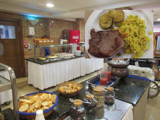 Hotel Bersoca, Benicássim, Spanien, Abendessen Buffet