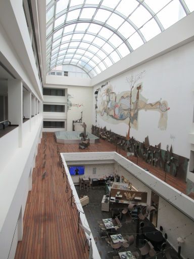 Hotel Ibersol Atrio del Mar, Los Alc&aacute;zares, Spanien, Atrium mit G&auml;ngen zu den Zimmern