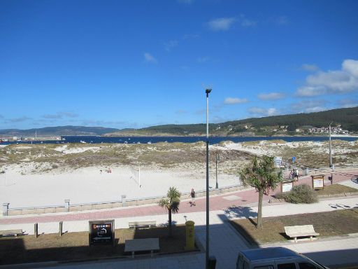 Hotel O Náutico, Laxe, Spanien, Blick Frühstücksraum Richtung Strand