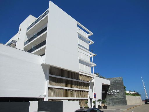 RH Bayren Hotel & Spa, Gandía, Spanien, Außenansicht an der Calle Navegante Kreuzung Paseo de Neptuno 62, 46730 Gandía
