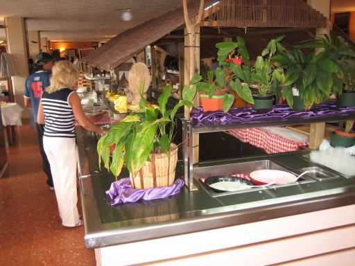 Hotel Samba Lloret de Mar, Spanien, ein Abschnitt vom Frühstücksbuffet