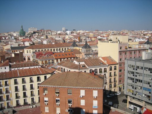 Hotel Senator Gran Vía 70 Spa 70 Spa, Madrid, Spanien, Blick vom Balkon