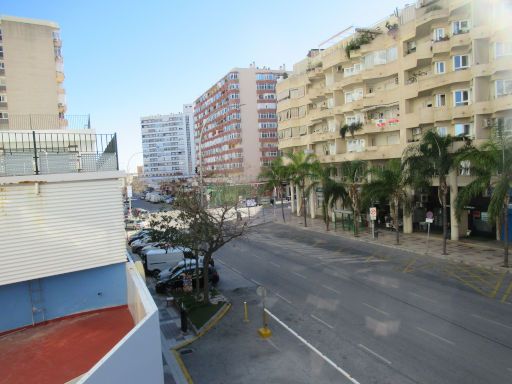 Hotel Tent, Torremolinos, Spanien, Ausblick vom Balkon auf die Stra&szlig;e
