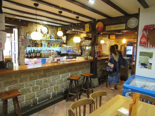 Pension Restaurant Casa Paulino, Los Corrales de Buelna, Spanien, Bar mit Rezeption