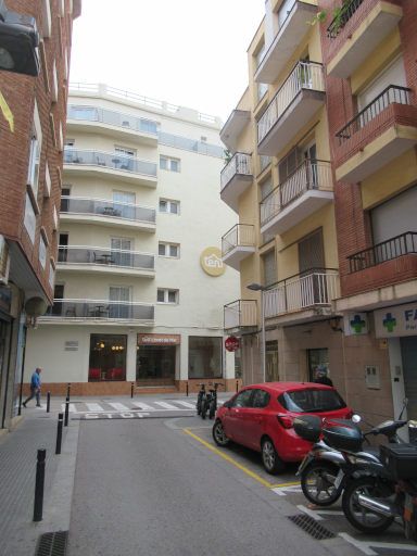 tent Lloret de Mar, Lloret de Mar, Spanien, Außenansicht von der Carrer de Vincenç Bou, Hotel in der Carrer del Torrento 5, 17310 Lloret de Mar