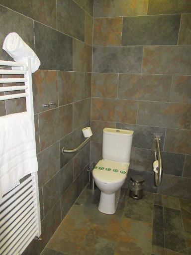 Villa Lucerna Sports & Hotel Resort, Vigo de Sanabria, Spanien, Bad mit Heizkörper und WC