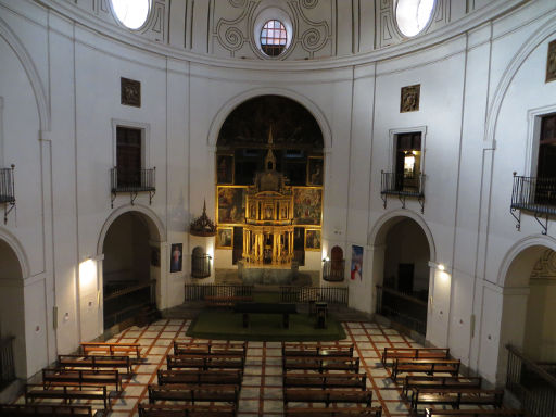 Alcalá de Henares, Spanien, Kloster San Bernardo Platz Innenansicht vom Tempel und dem Altar