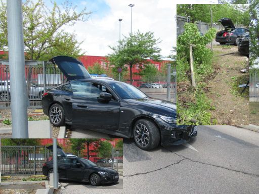 Complejo Deportivo Espartales, Piscina Schwimmbad, Alcal&aacute; de Henares, Spanien, Unfall auf dem Parkplatz am 10. Mai 20226 Sonntag